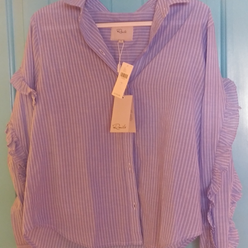 Anthropology button up NWT